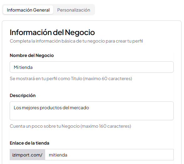 Perfil de Negocio